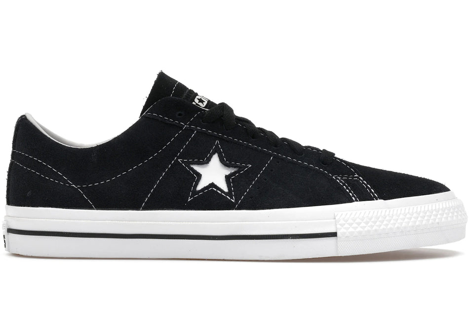 Converse One Star Pro Ox Black Black White