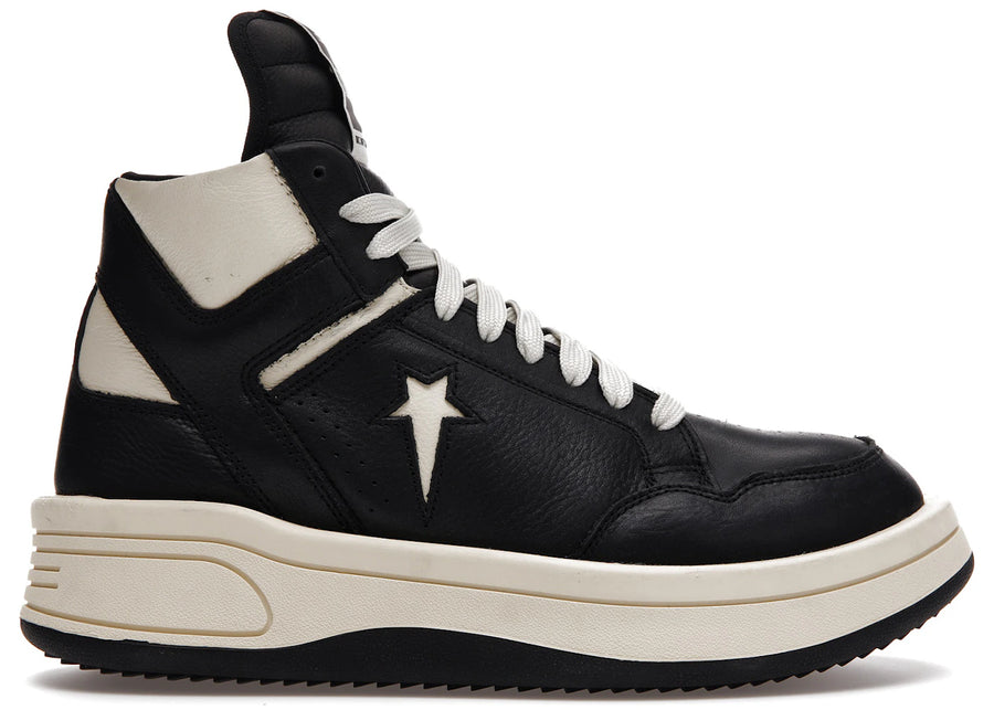 Converse TURBOWPN Mid Rick Owens DRKSHDW Crème Nuage Noir