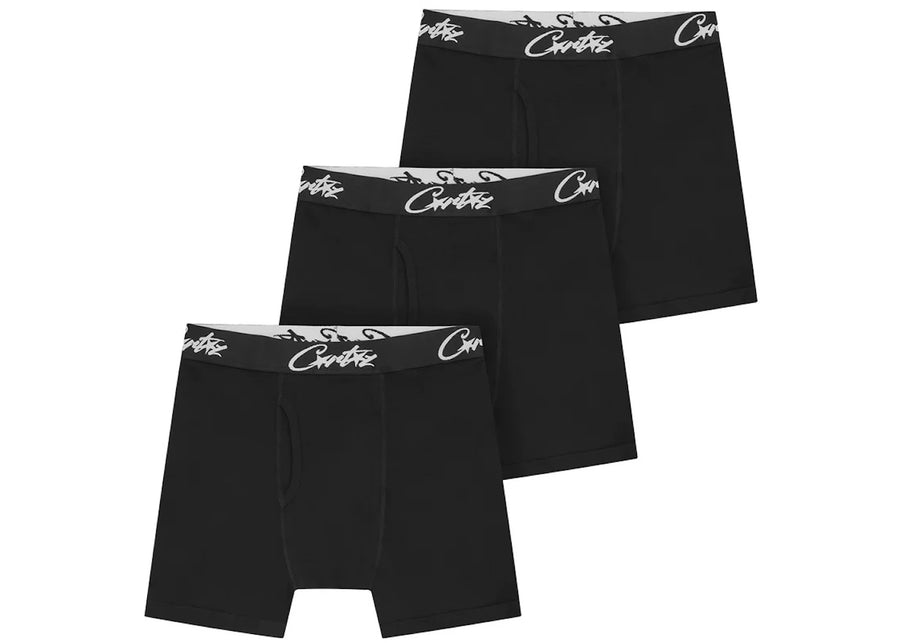 Boxers Corteiz Allstarz (lot de 3) noirs