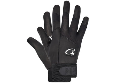 Corteiz Leather Gloves Black