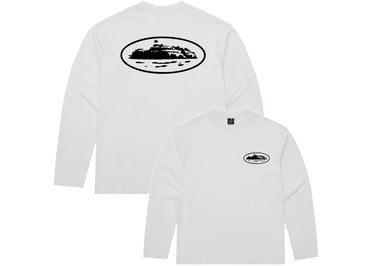 Corteiz OG Island L/S Tee White