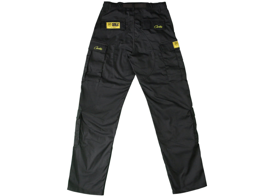 Corteiz Yella Guerillaz Cargos Noir/Jaune