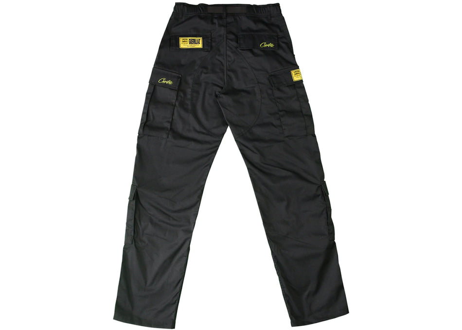 Corteiz Yella Guerillaz Cargos Black/Yellow