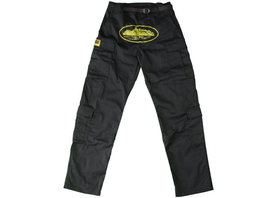 Corteiz Yella Guerillaz Cargos Noir/Jaune
