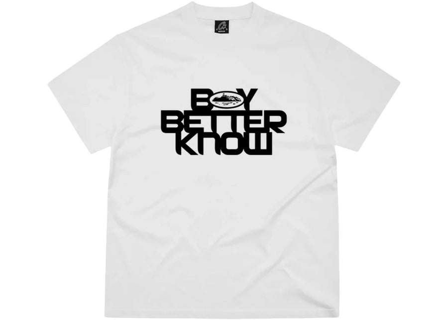 T-shirt Corteiz x BBK Alcatraz Blanc