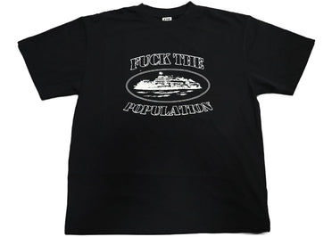 Corteiz x FTP Alcatraz Tee Black