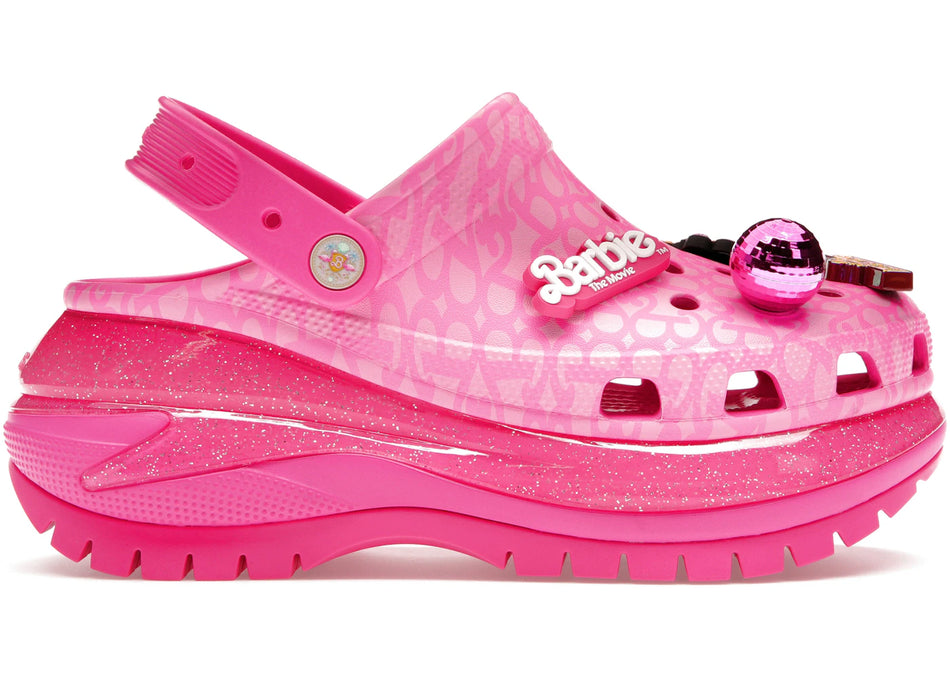 Crocs Classic Mega Crush Clog Barbie The Movie Electric Pink
