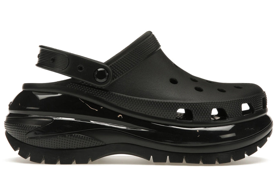 Sabots Crocs Classic Mega Crush noirs