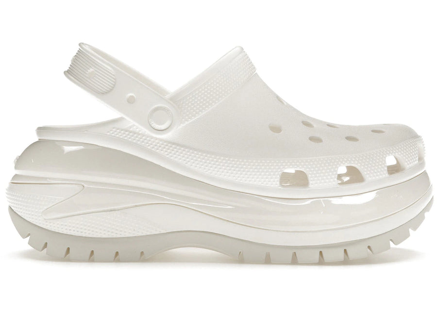 Sabots Crocs Classic Mega Crush blancs