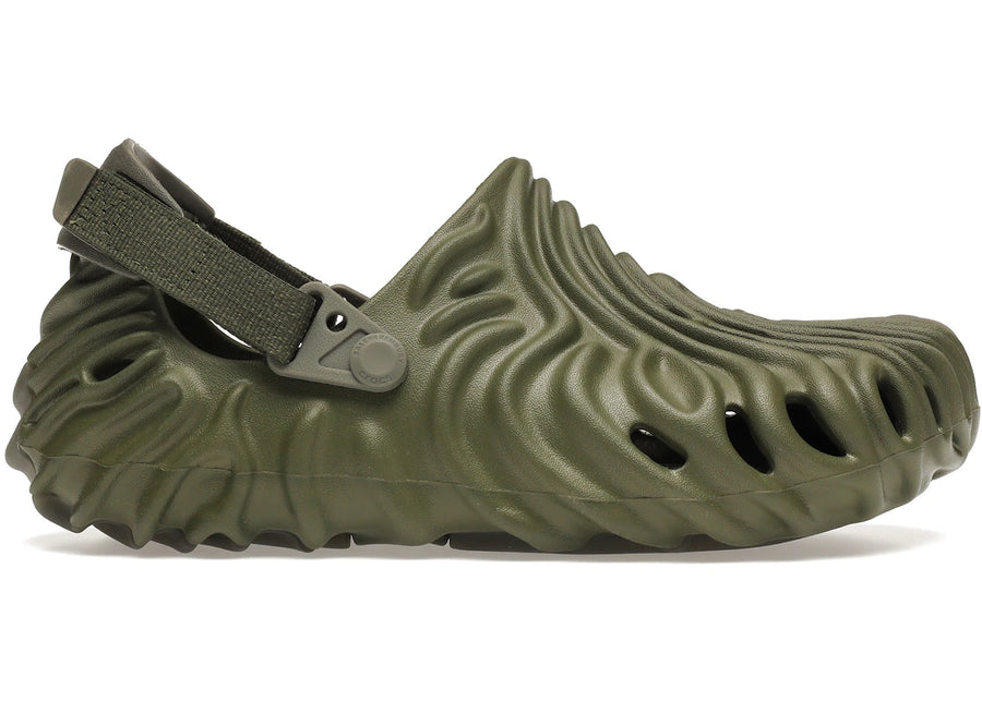 Sabots Crocs Pollex de Salehe Bembury, couleur concombre