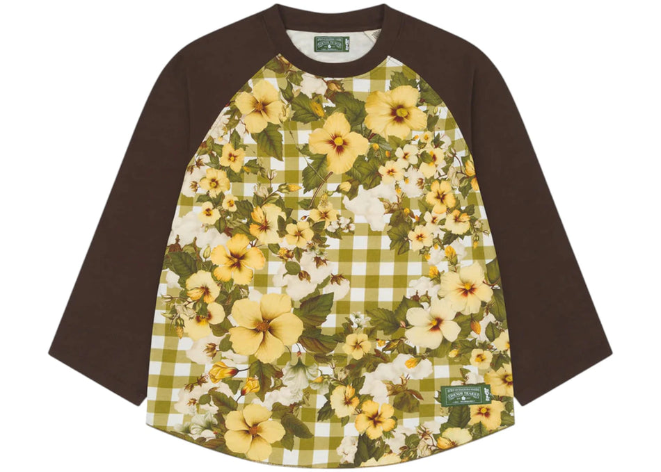 Denim Tears Cotton Gingham Baseball Tee Multicolor