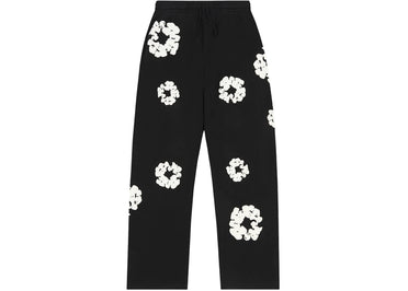 Denim Tears Cotton Wreath Baggy Sweatpants Black