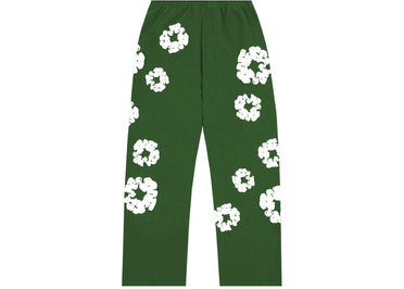 Denim Tears Cotton Wreath Baggy Sweatpants Green