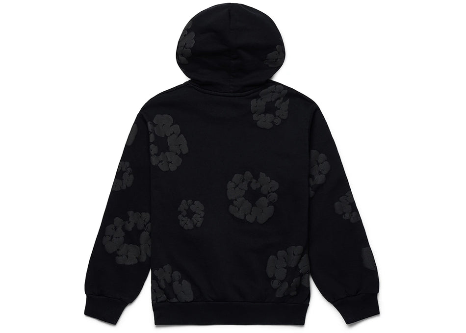 Denim Tears Cotton Wreath Hoodie Black Monochrome