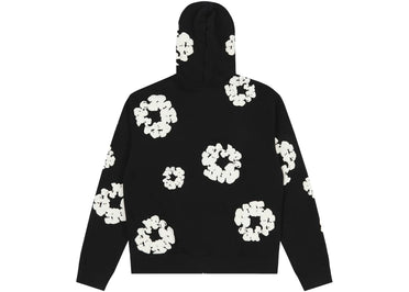 Denim Tears Cotton Wreath Zip Hoodie Black