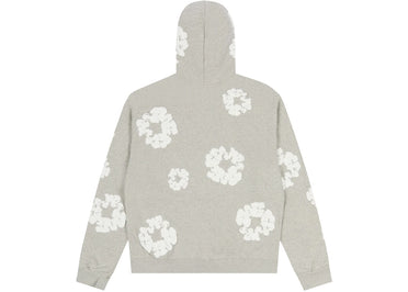 Denim Tears Cotton Wreath Zip Hoodie Grey