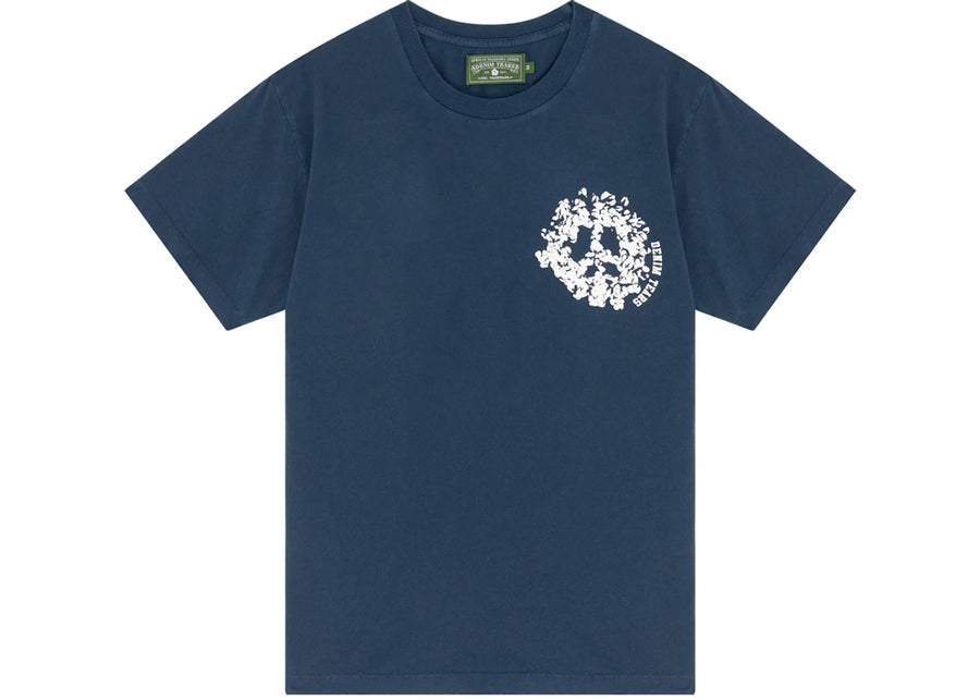 T-shirt Denim Tears de l'université, bleu marine