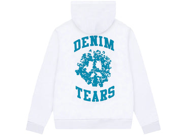 Denim Tears Denim University Zip Hoodie White