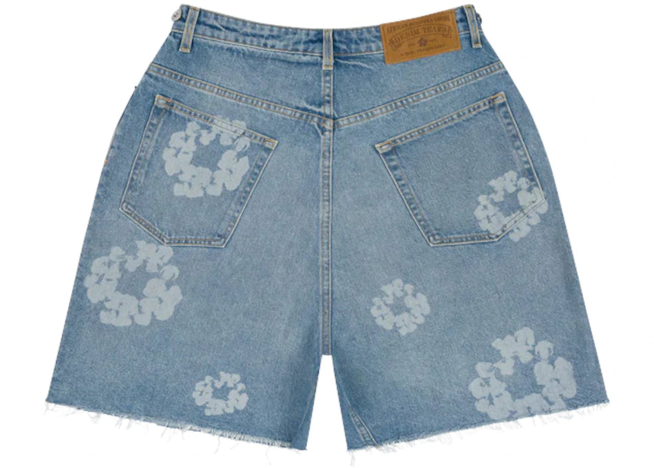 Denim Tears Laser Wreath Denim Short Blue