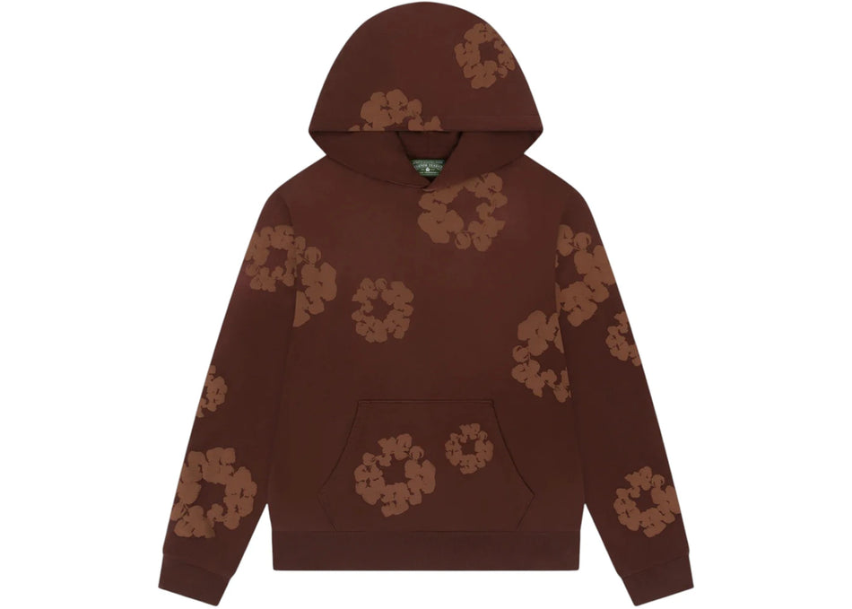 Denim Tears Mono Cotton Wreath Hoodie Brown
