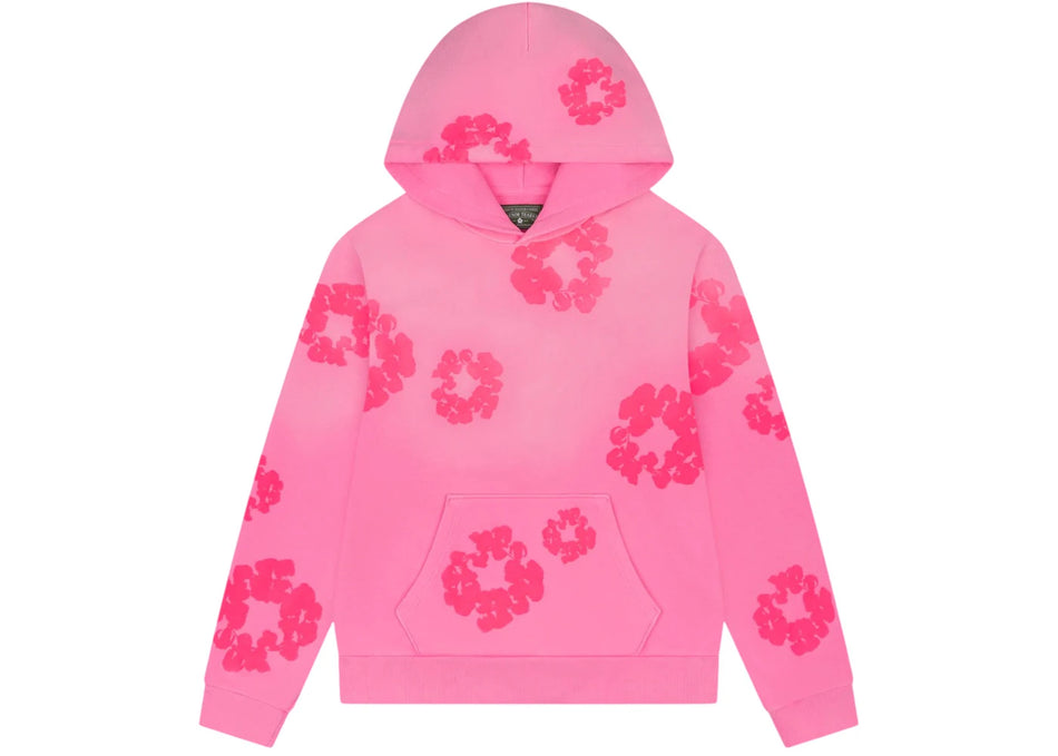 Denim Tears Mono Cotton Wreath Hoodie Pink