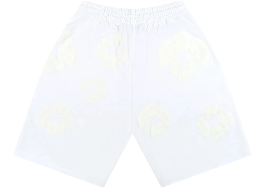 Short en coton mono Denim Tears blanc