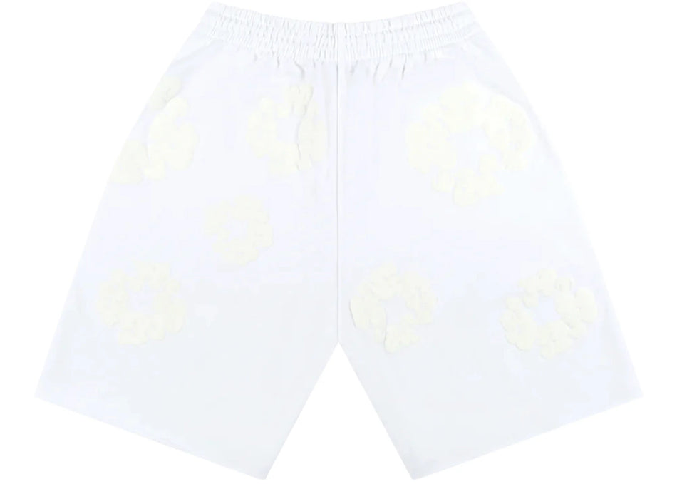 Denim Tears Mono Cotton Wreath Shorts White