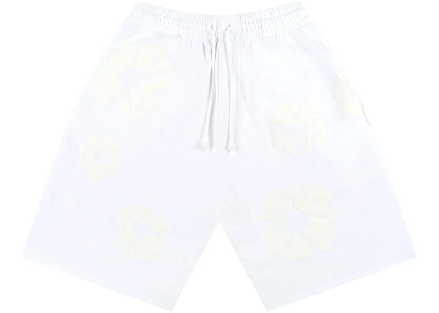 Short en coton mono Denim Tears blanc