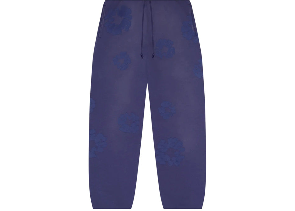 Denim Tears Mono Cotton Wreath Sweatpants Washed Blue