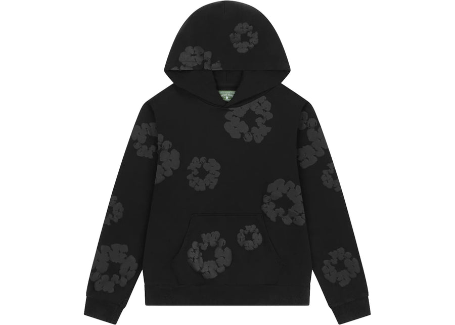 Sweat à capuche noir Denim Tears Mono Wreath