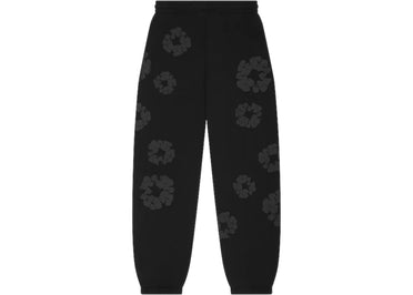 Denim Tears Mono Wreath Sweatpants Black