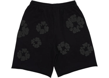 Denim Tears Mono Wreath Sweatshorts Black