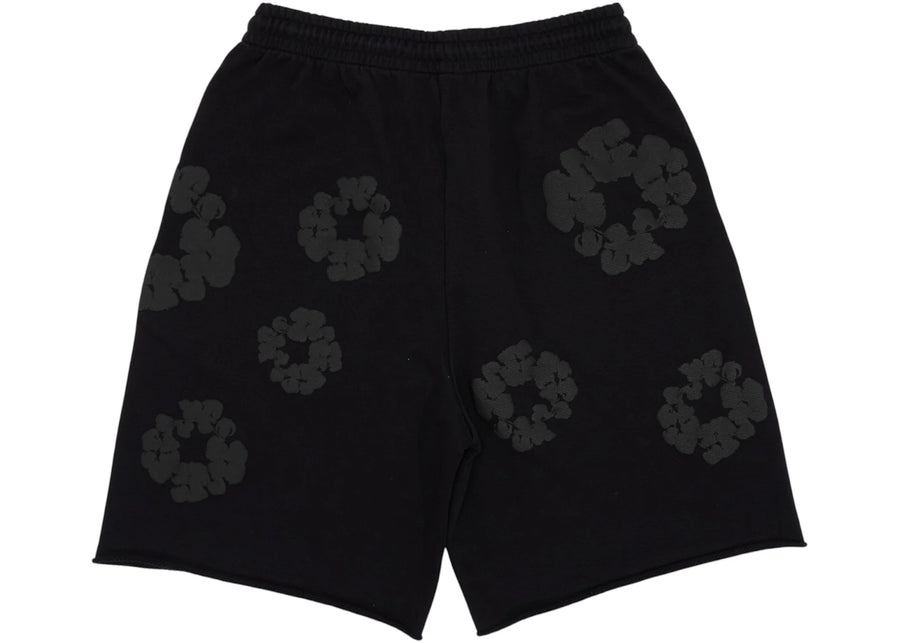 Short de survêtement Denim Tears Mono Wreath noir