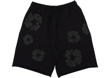 Denim Tears Mono Wreath Sweatshorts Black