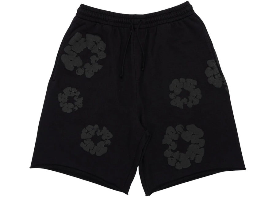 Short de survêtement Denim Tears Mono Wreath noir