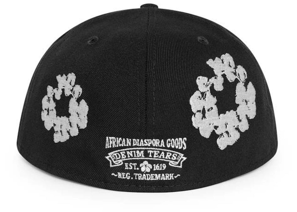 Denim Tears New Era Cotton Wreath 59/50 Cap Black