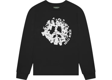 Denim Tears Peace Wreath Long Sleeve Tee Black