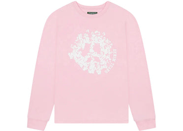 Denim Tears Peace Wreath Long Sleeve Tee Pink