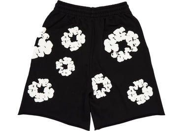 Denim Tears The Cotton Wreath Shorts Black