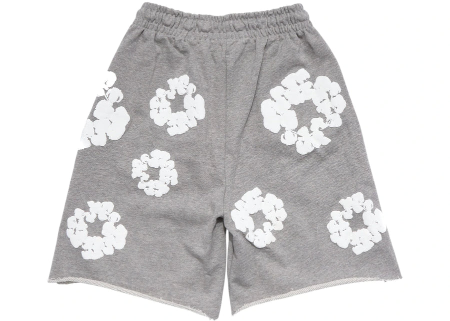 Denim Tears The Cotton Wreath Shorts Grey