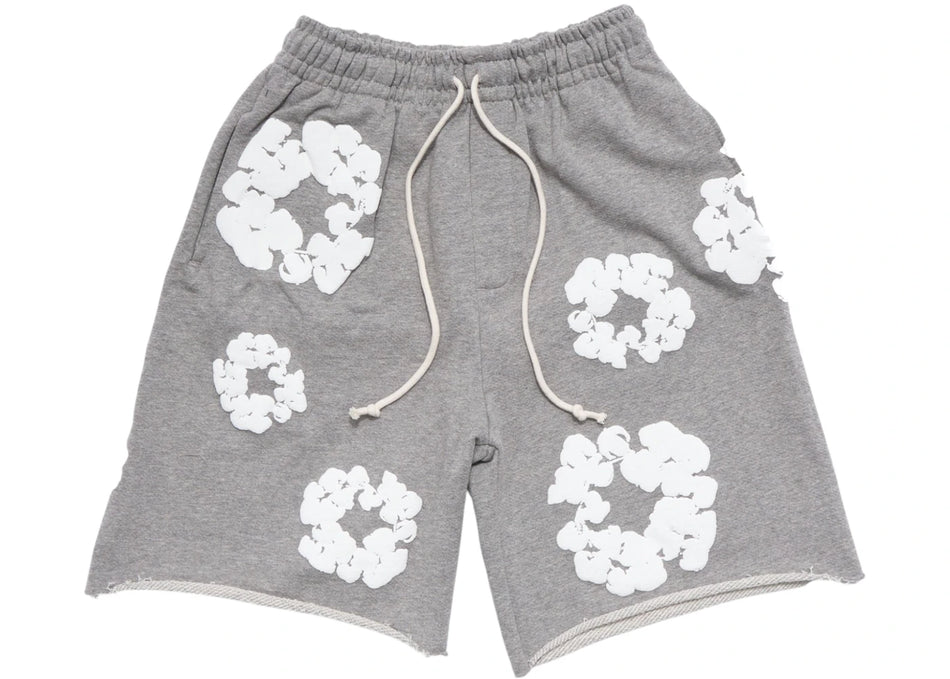 Denim Tears The Cotton Wreath Shorts Grey
