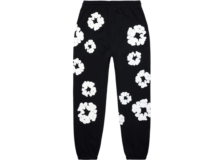 Denim Tears The Cotton Wreath Sweatpants Black