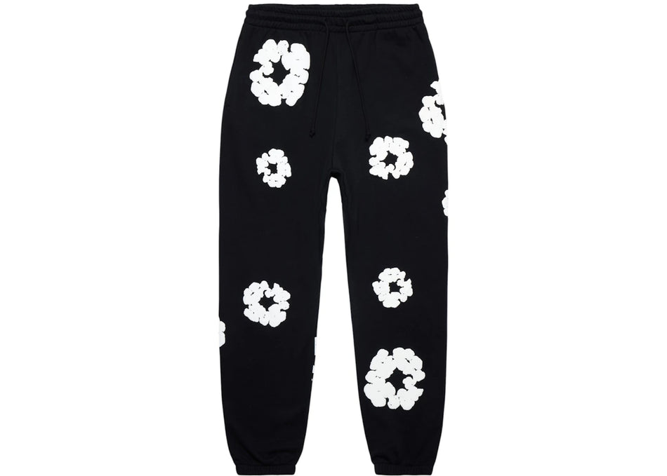 Denim Tears The Cotton Wreath Sweatpants Black