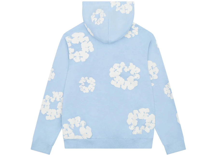 Sweat-shirt Denim Tears The Cotton Wreath bleu poudré
