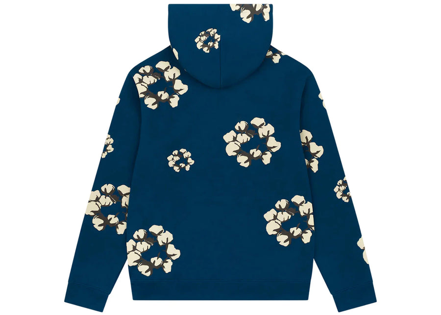 Sweat à capuche Denim Tears x CPFM Cactus Tears Wreath bleu marine