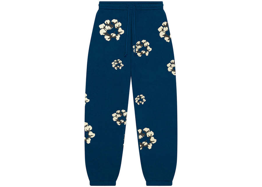 Pantalon de survêtement Denim Tears x CPFM Cactus Tears Wreath, bleu marine