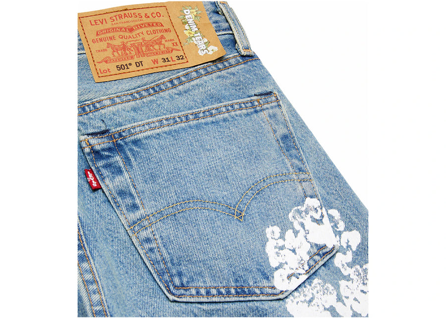 Jean Denim Tears x Levi's Cotton Wreath Light Wash