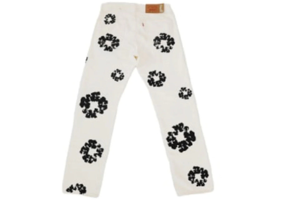 Jean blanc Denim Tears x Levi's Cotton Wreath