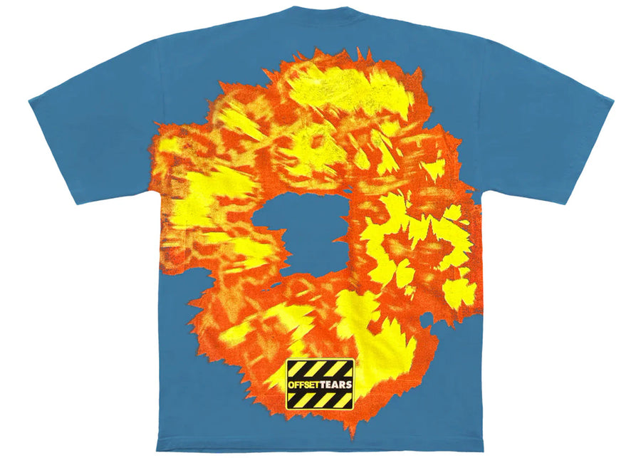 T-shirt bleu Denim Tears x Offset Set It Off #1