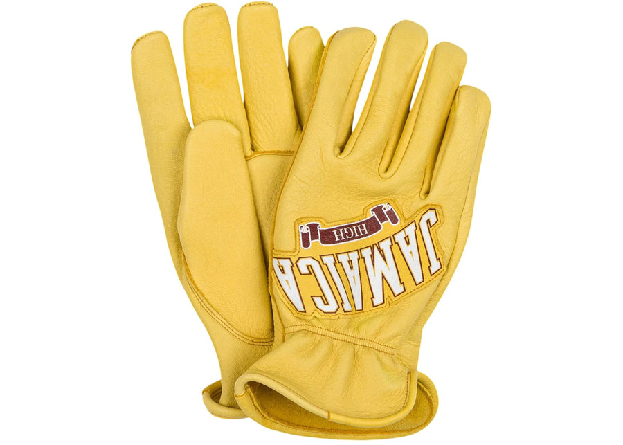 Denim Tears x Stussy Dad Gloves Jaune
